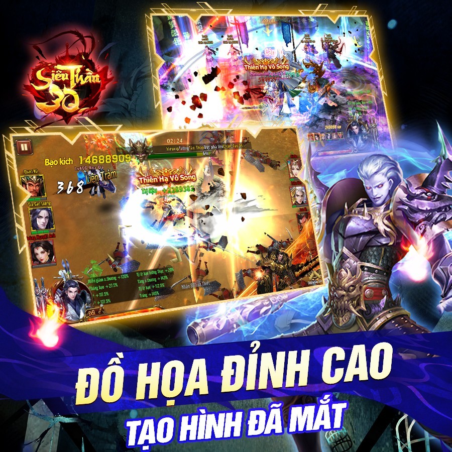 Siêu Thần 3Q: Game nhập vai chặt chém “đã tay” sắp ra mắt