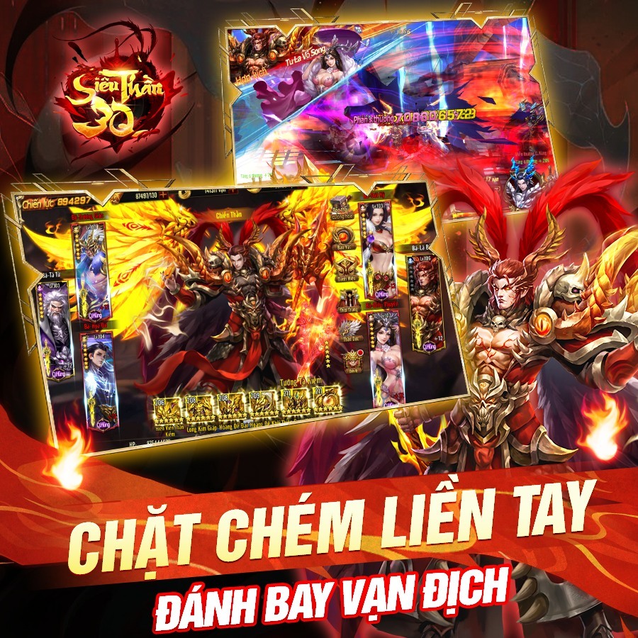 Siêu Thần 3Q: Game nhập vai chặt chém “đã tay” sắp ra mắt