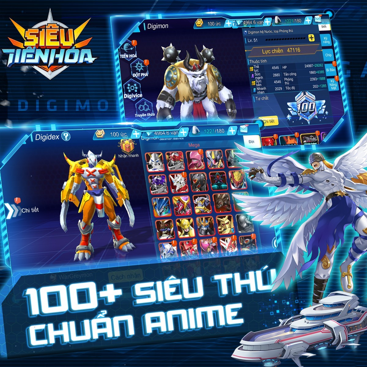 Siêu Tiến Hóa Mobile: Game nhập vai đấu pet chủ đề Digimon