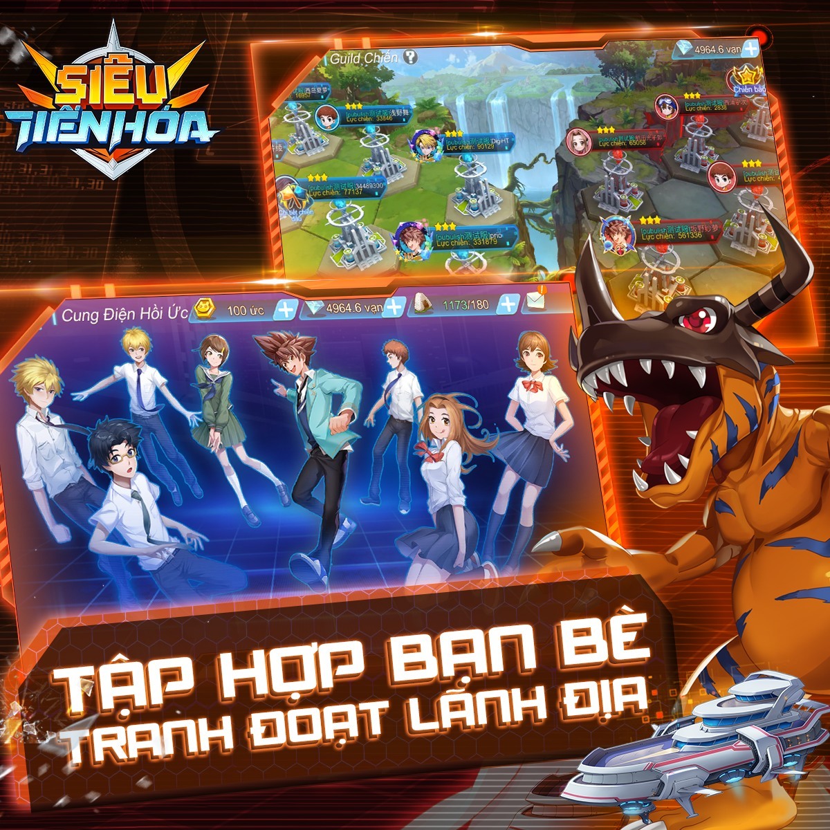 Siêu Tiến Hóa Mobile: Game nhập vai đấu pet chủ đề Digimon