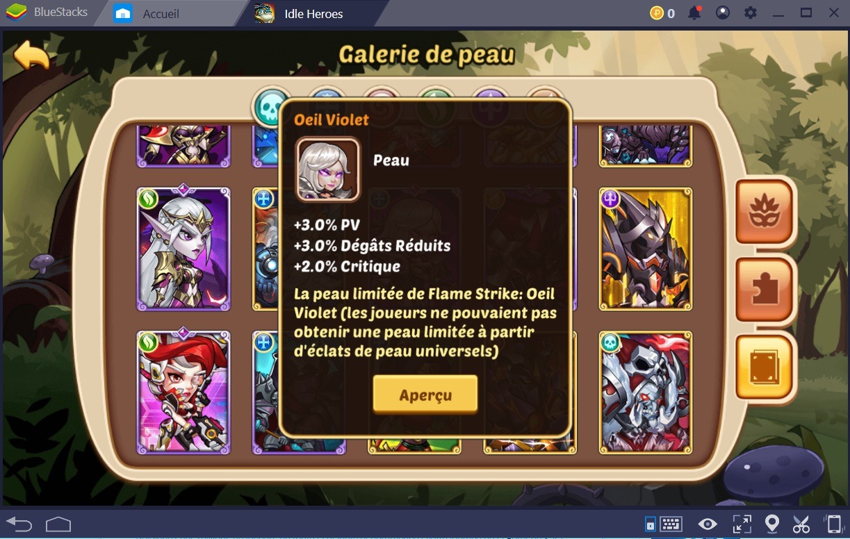 Idle Heroes : La prise en main de l’interface et votre premier combat