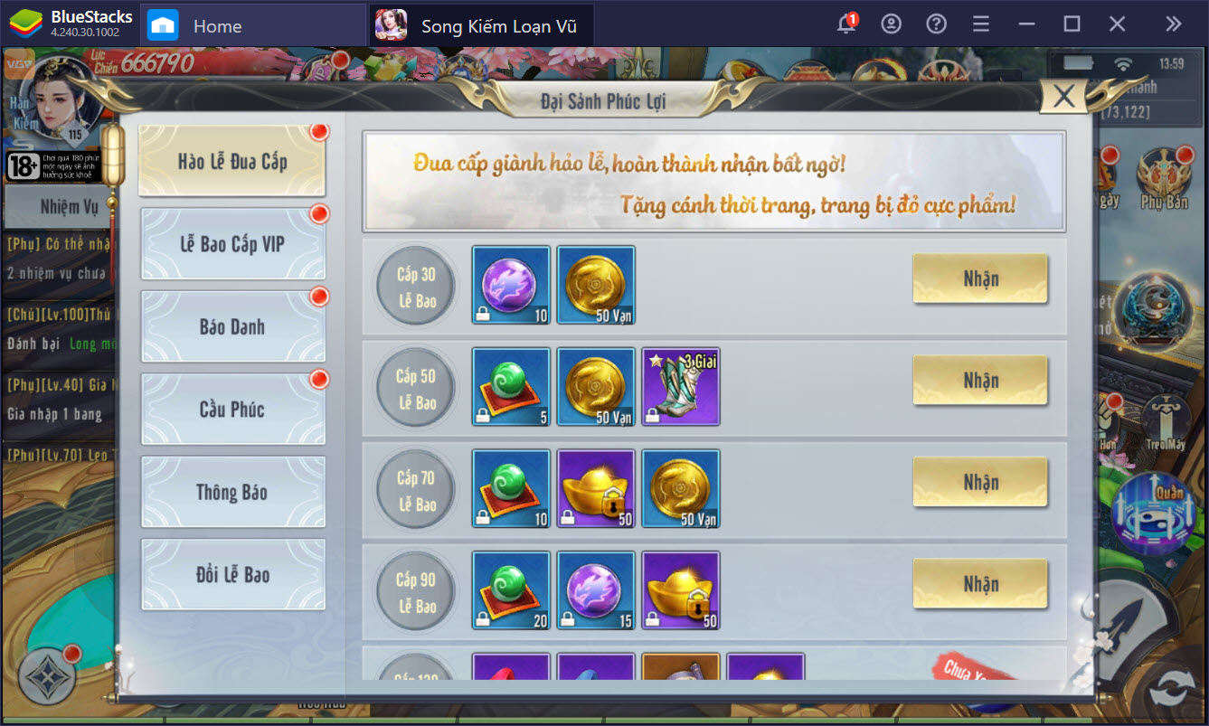 Bí kíp nhập môn siêu chuẩn cho game thủ Song Kiếm Loạn Vũ