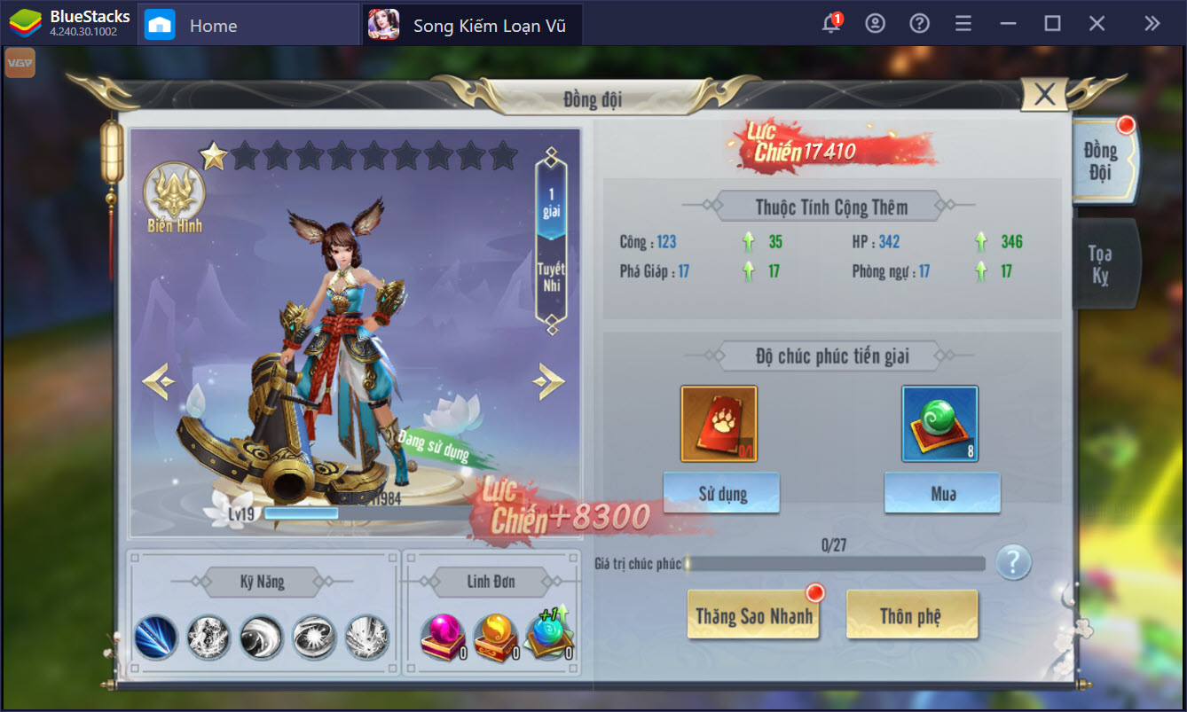 Bí kíp nhập môn siêu chuẩn cho game thủ Song Kiếm Loạn Vũ