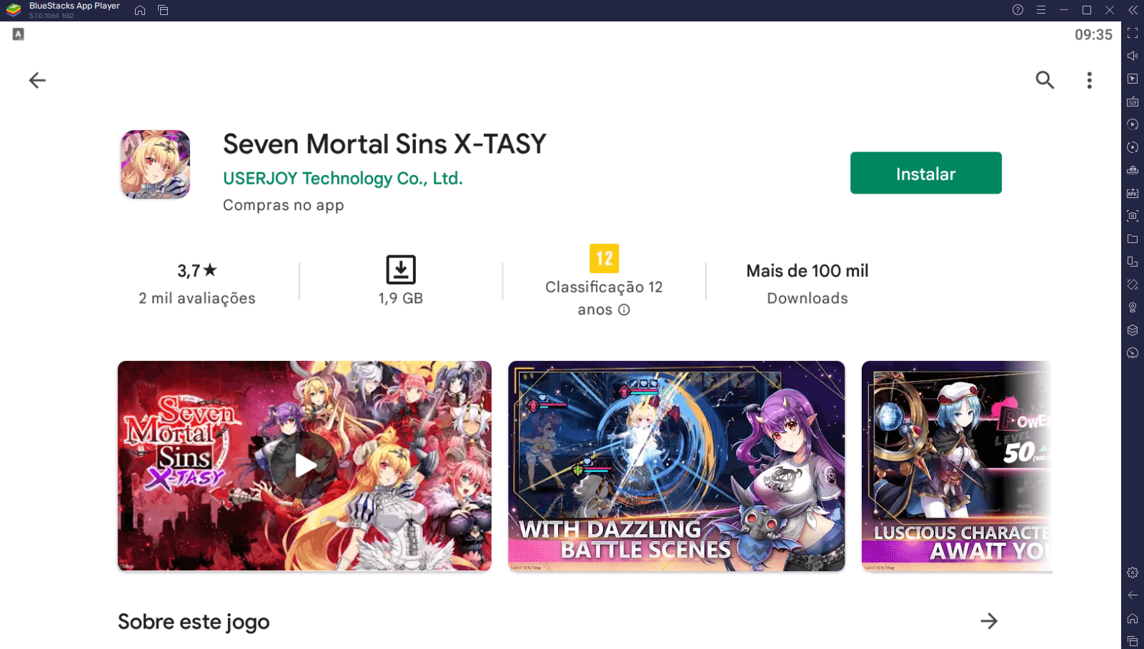 Como jogar Seven Mortal Sins X-TASY no PC com BlueStacks