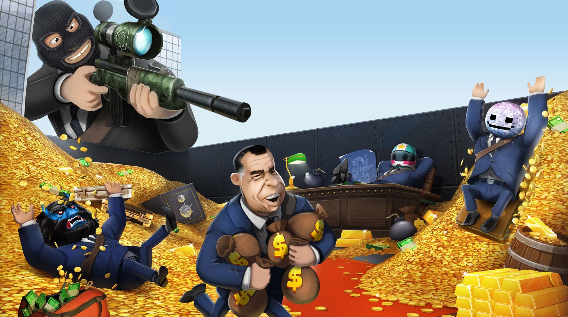 Download & Play Snipers vs Thieves on PC & Mac (Emulator)