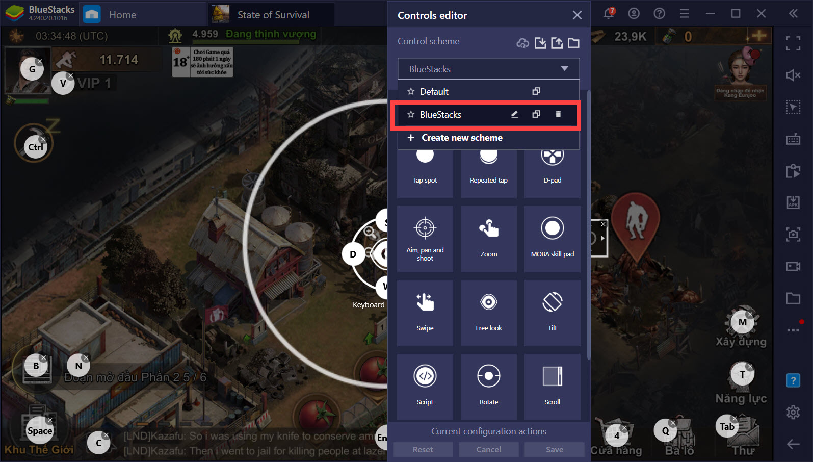 Lợi ích từ Game Controls khi chơi State of Survival với BlueStacks trên PC