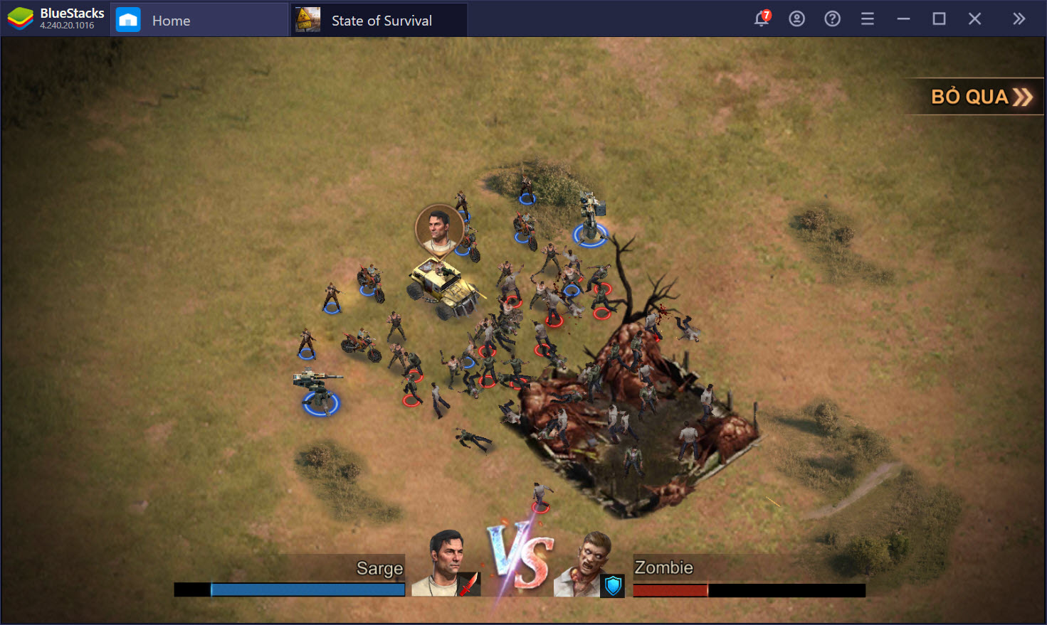 Hướng dẫn sinh tồn khi chơi State of Survival trên PC với BlueStacks