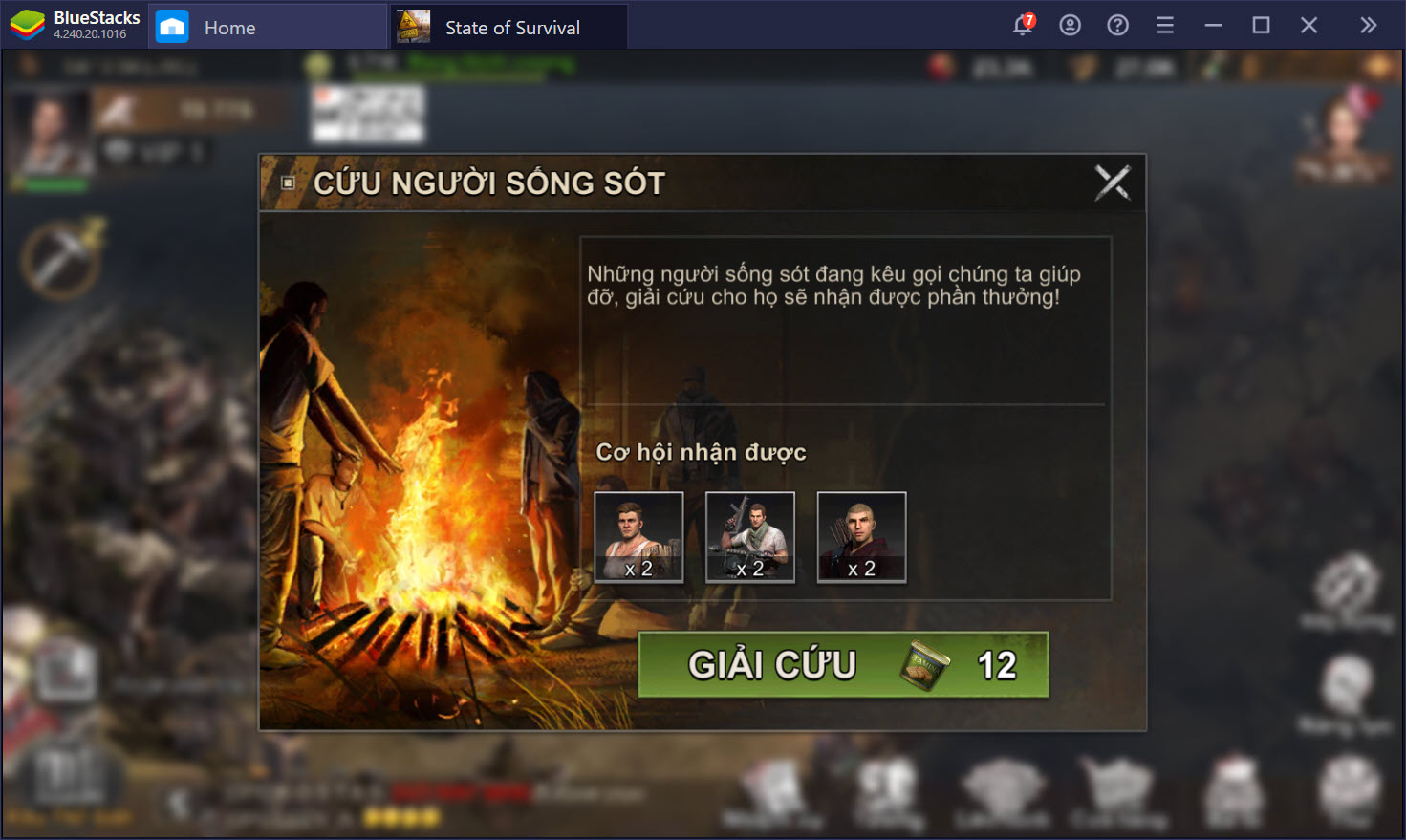 Hướng dẫn sinh tồn khi chơi State of Survival trên PC với BlueStacks