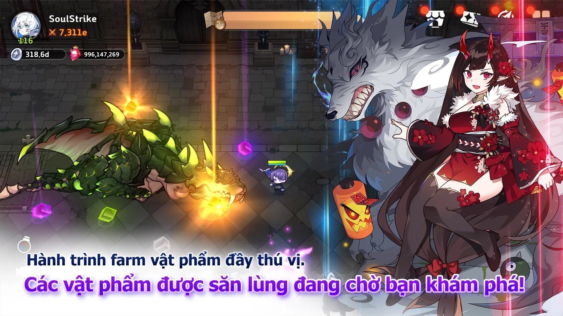 Trải nghiệm Soul Strike: Idle Custom Hero, game nhập vai rảnh tay mới từ Com2Us trên PC với BlueStacks