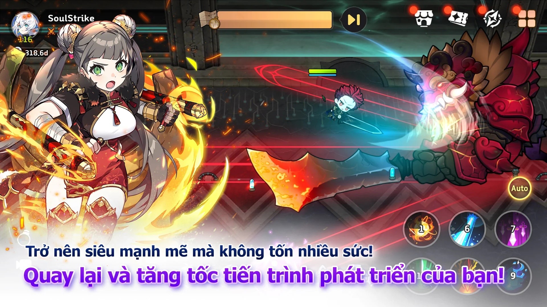 Trải nghiệm Soul Strike: Idle Custom Hero, game nhập vai rảnh tay mới từ Com2Us trên PC với BlueStacks