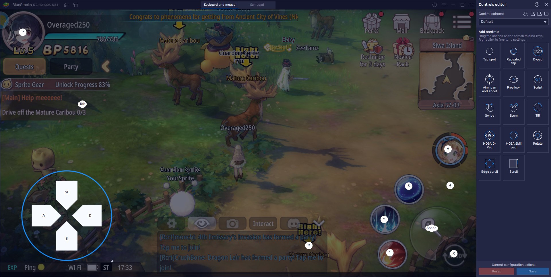 วิธีติดตั้ง Sprite Fantasia บน PC และ Mac ผ่าน BlueStacks