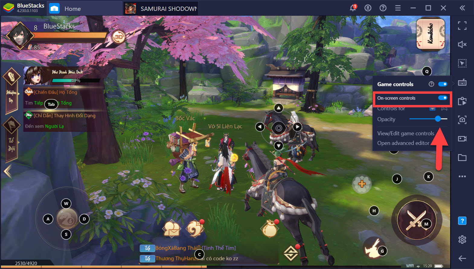 Tối ưu Combo trong SAMURAI SHODOWN: The Legend of Samurai với Game Controls của BlueStacks