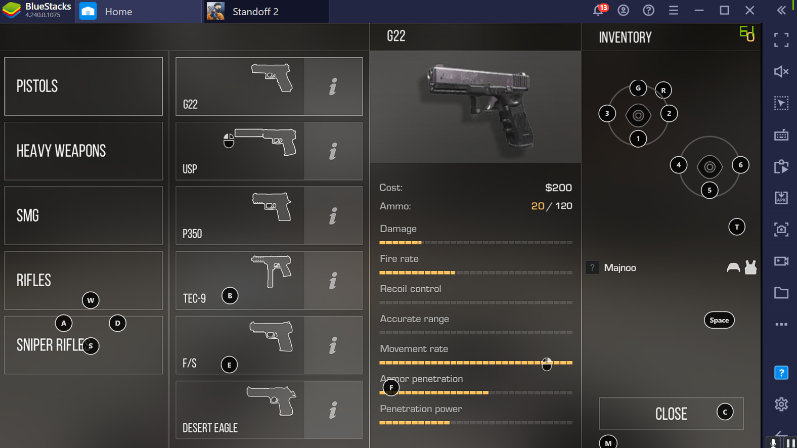 Standoff 2 With Bluestacks A Weapon Guide For Pc
