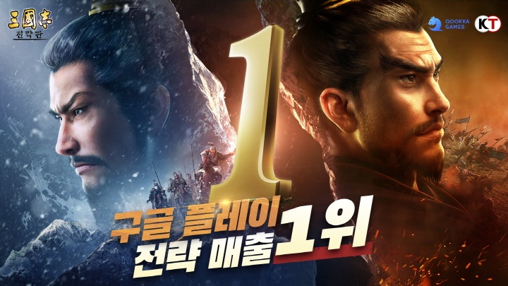 5000만이 선택한 '삼국지 전략판', 시즌2 직후 구글 전략부문 매출 1위 등극