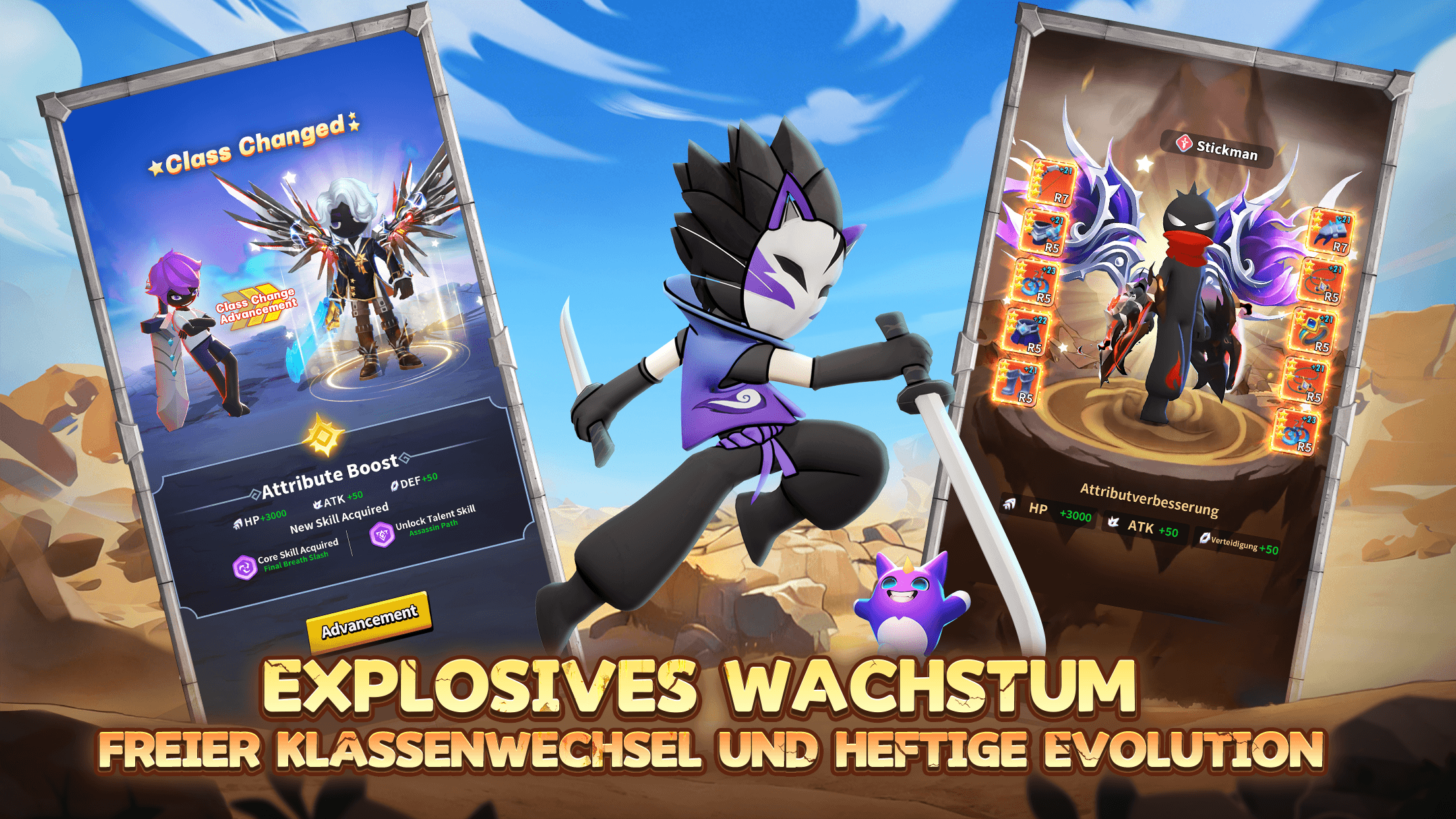 Anmelden und sofort 5000 Züge erhalten! Das 3D-Idle-Abenteuer „Stickman GO“ ist offiziell gestartet!