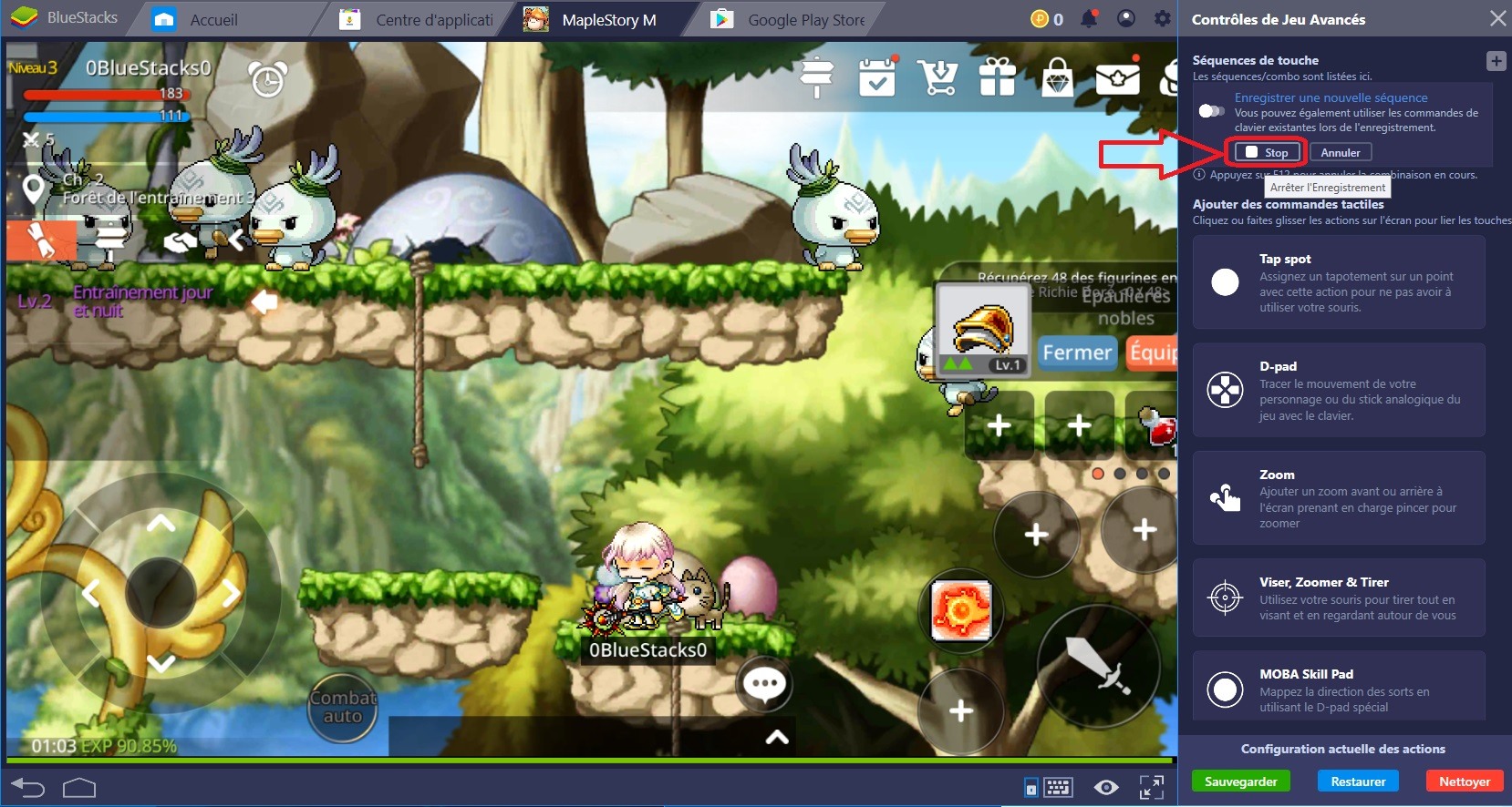 Farmez plus vite dans MapleStory M grâce au Combo Key de BlueStacks