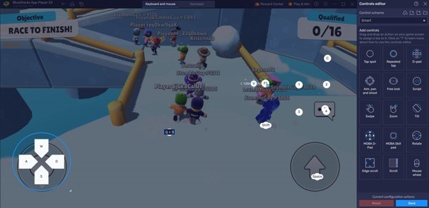 Jogue Stumble Guys: Multiplayer Royale com controle e outras ferramentas BlueStacks