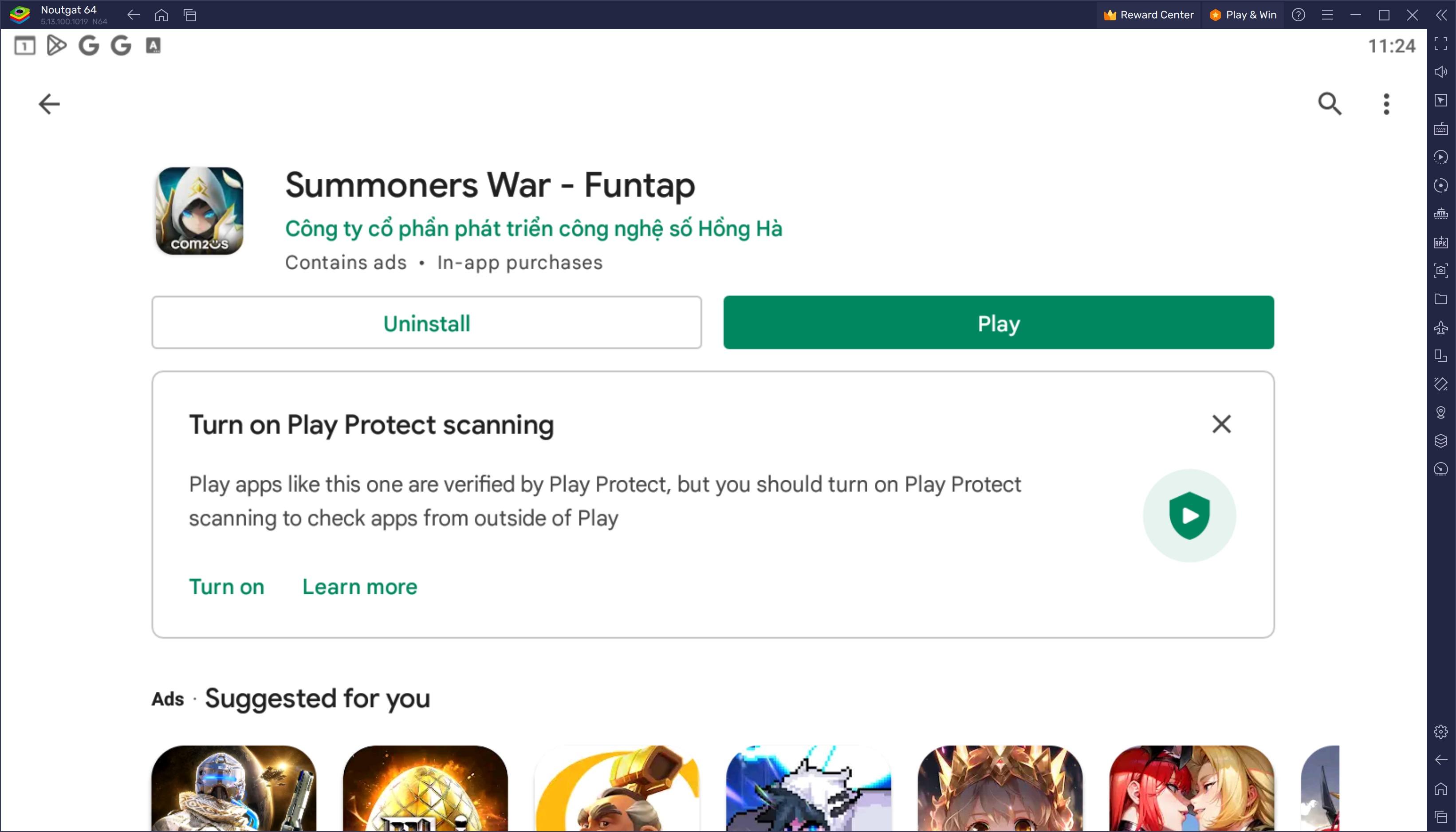Hướng dẫn cách chơi Summoners War - Funtap trên PC bằng BlueStacks