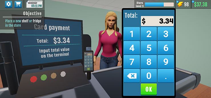 Hướng dẫn cơ bản chơi Supermarket Manager Simulator trên PC với BlueStacks