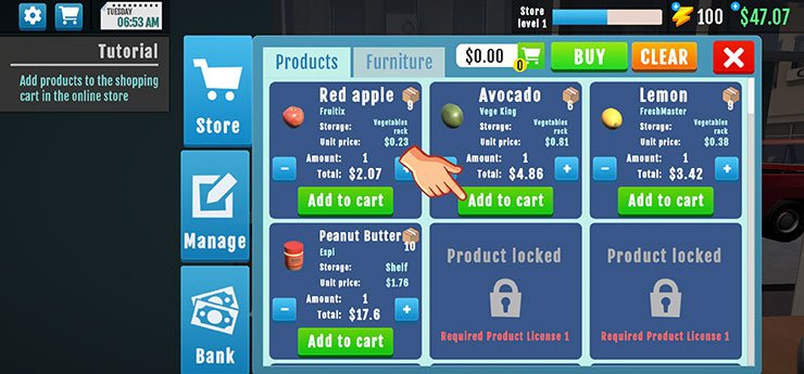 Cùng chơi Supermarket Manager Simulator trên PC với BlueStacks