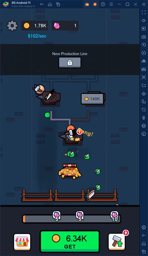 Cùng chơi Slime Weapon Master trên PC với BlueStacks