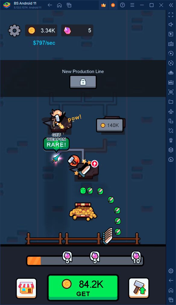 Cùng chơi Slime Weapon Master trên PC với BlueStacks