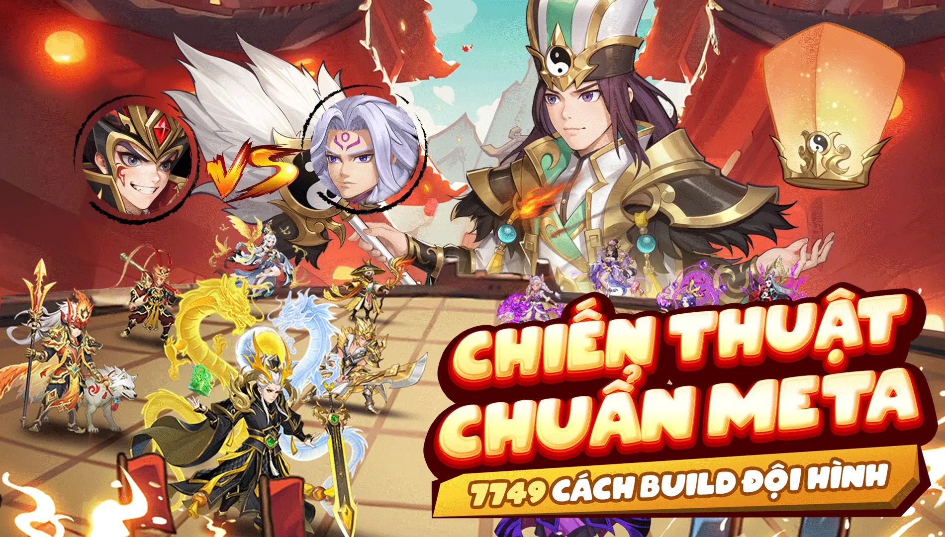 Bí kíp xây dựng đội hình khi chơi Mê Ta Tam Quốc – Vplay trên PC với BlueStacks