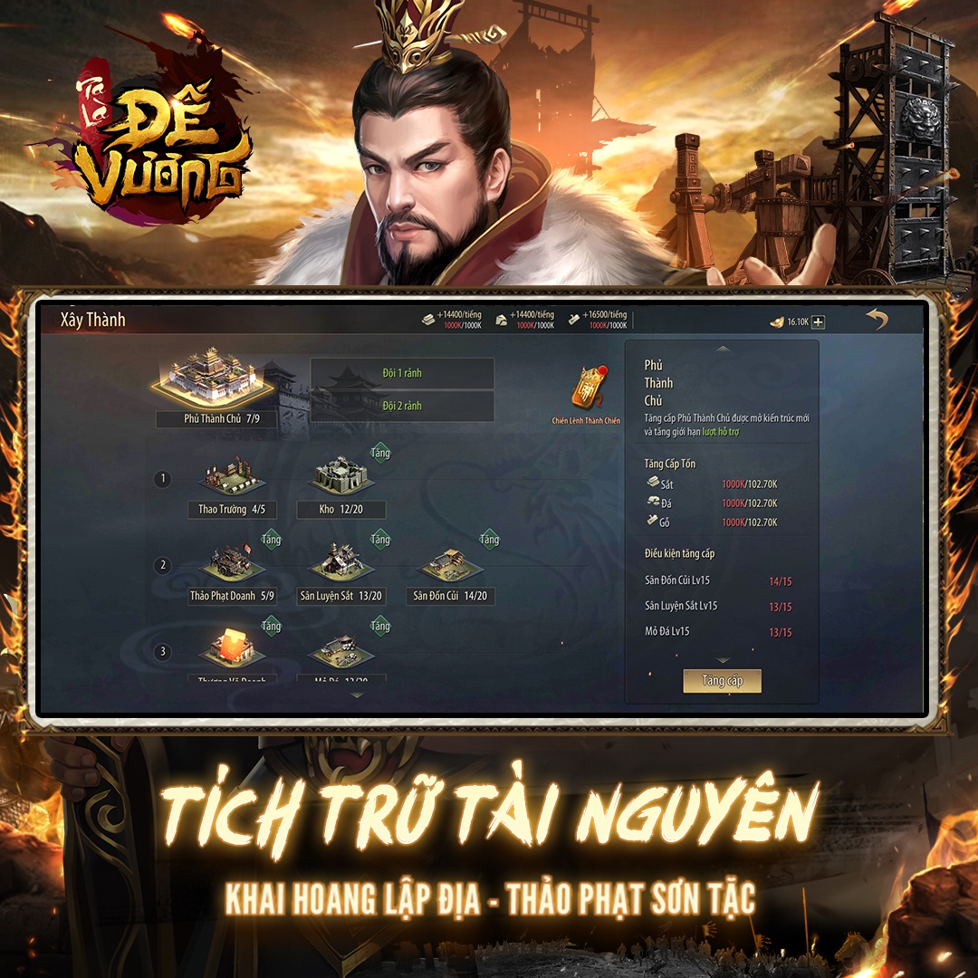 Ta Là Đế Vương: Game SLG sắp phát hành đến từ VPlay