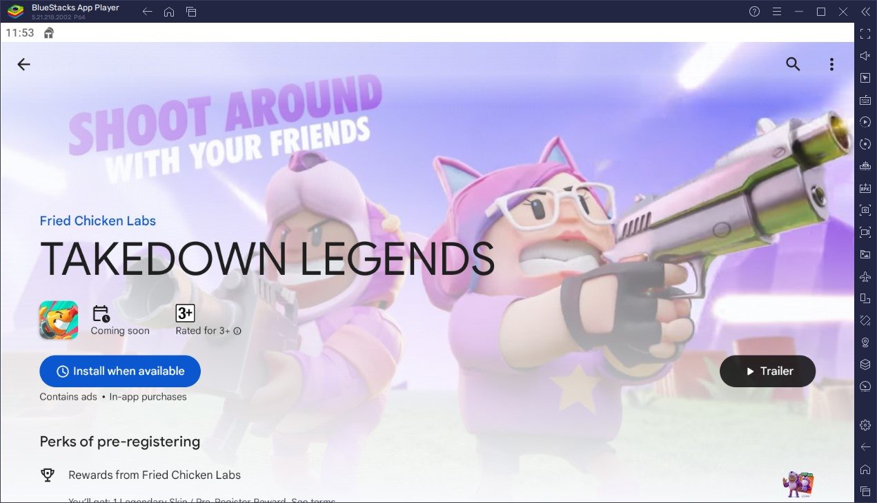 Cara Menginstal dan Memainkan Takedown Legends di PC via BlueStacks