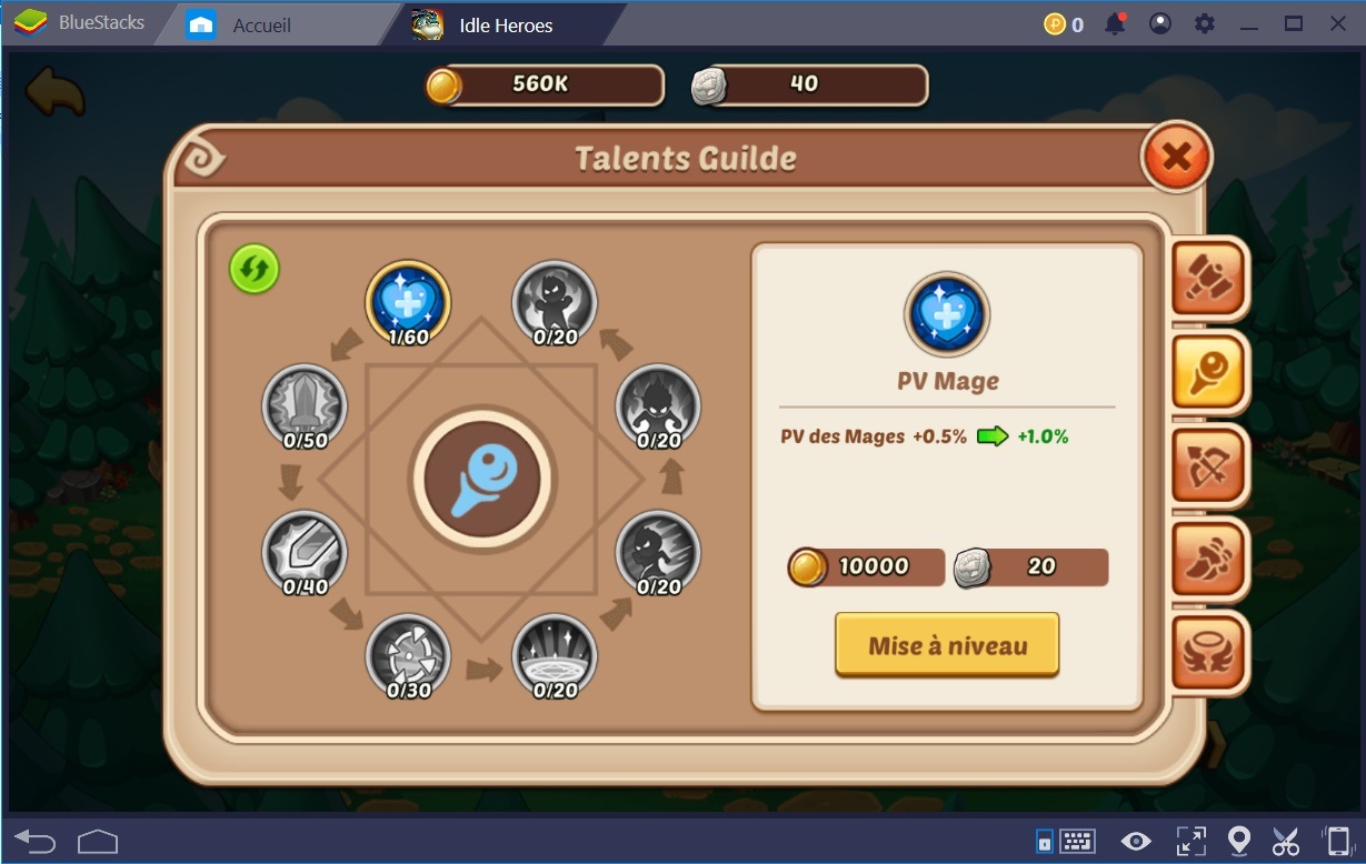 Idle Heroes : Du contenu de jeu bonus grâce aux guildes