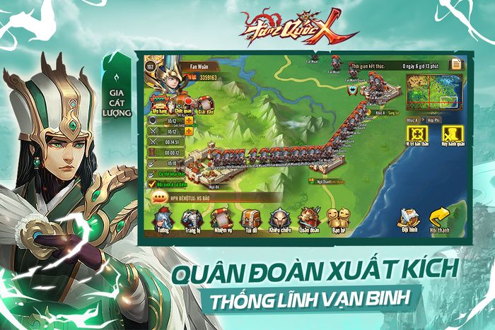 Trải nghiệm Tam Quốc X, game mobile đa thể loại trên PC với BlueStacks