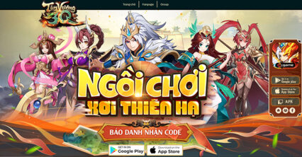 Game đấu tướng chiến thuật rảnh tay Tân Vương 3Q ấn định ngày ra mắt