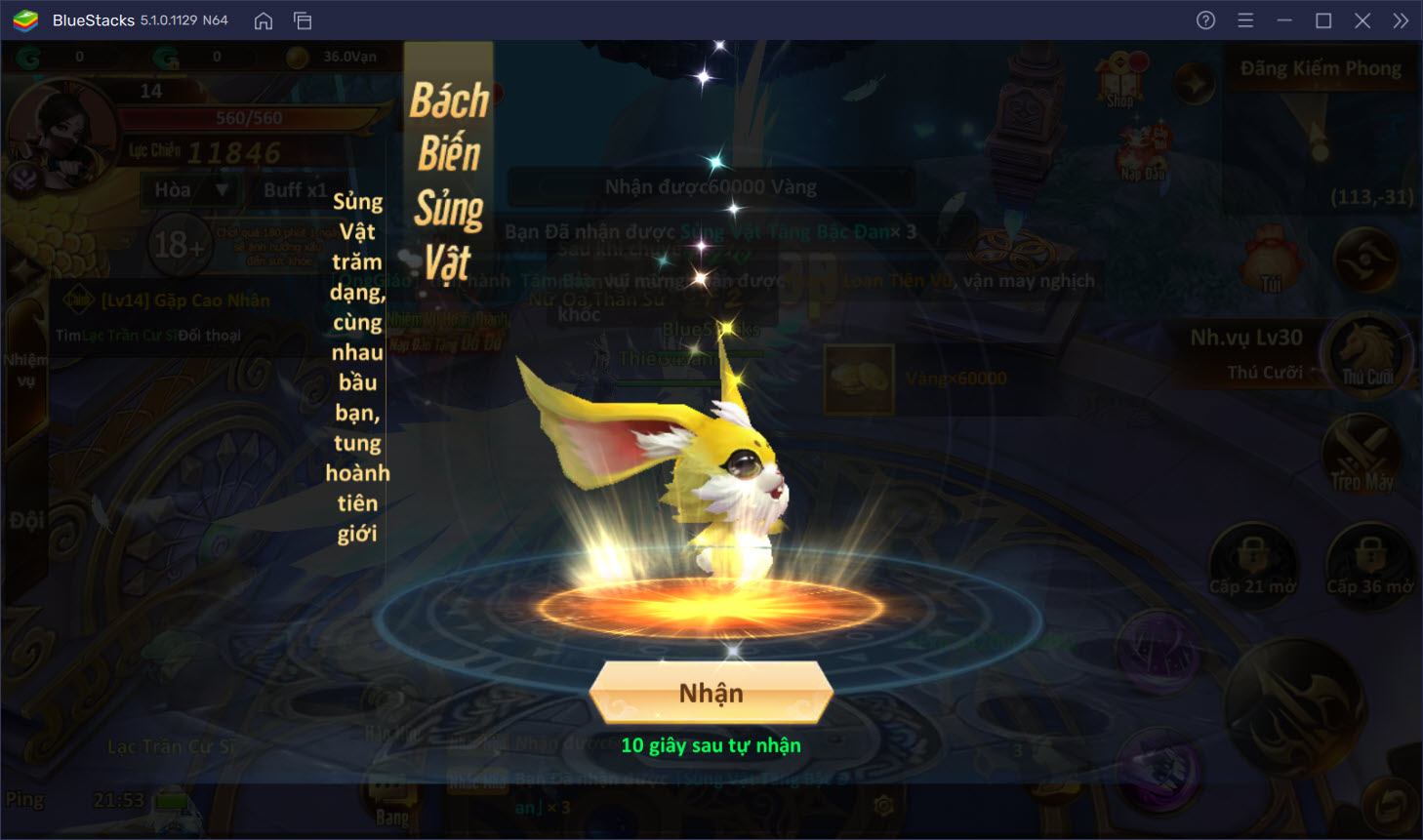 Trải nghiệm Tam Sinh Kiếp trên PC cùng BlueStacks