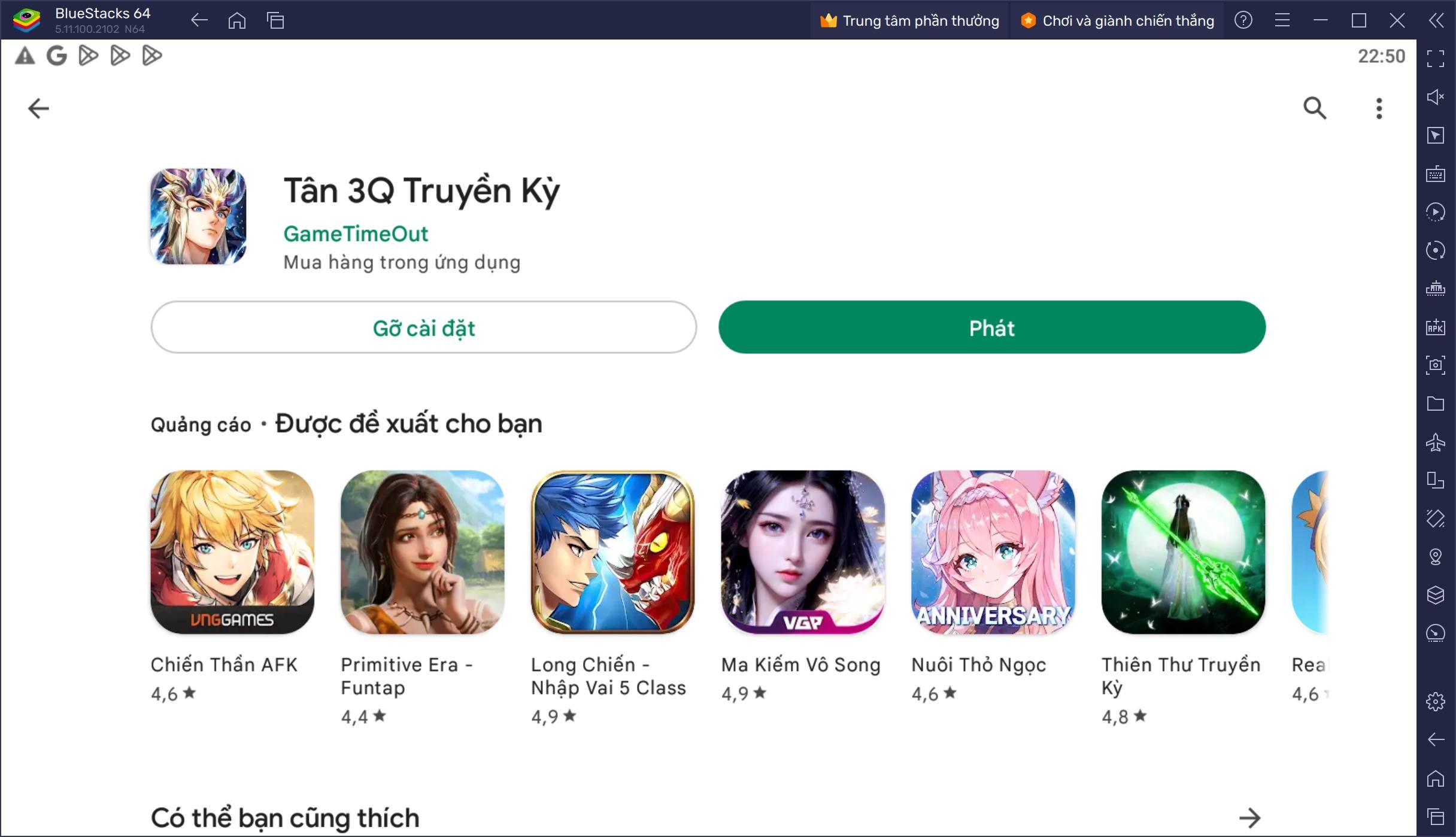 Tân 3Q Truyền Kỳ: Xuyên không Tam Quốc trong trên PC