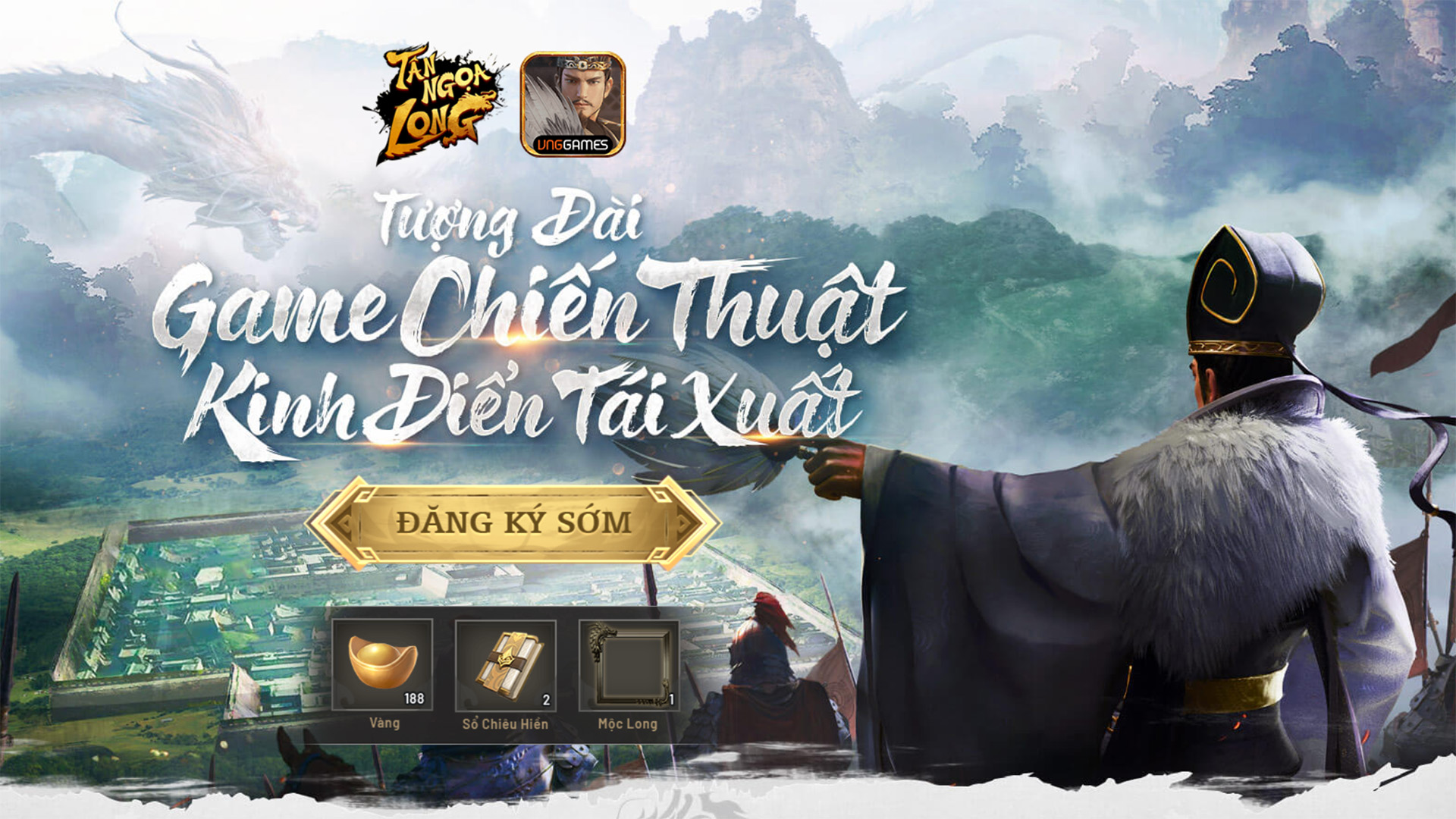 Game chiến thuật Tân Ngọa Long VNG mở đăng ký trước