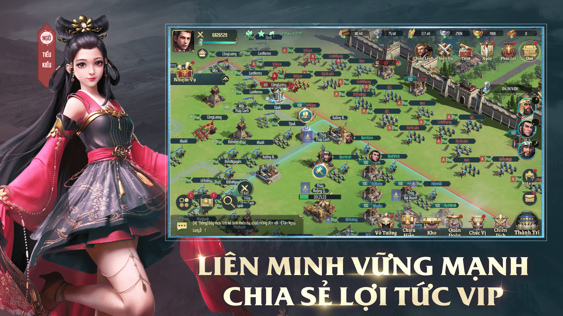 Game chiến thuật Tân Ngọa Long VNG mở đăng ký trước