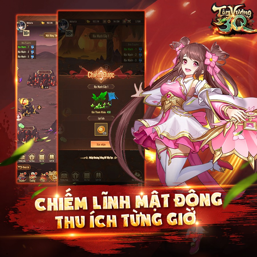 Tân Vương 3Q: Game idle Tam Quốc mới sắp ra mắt
