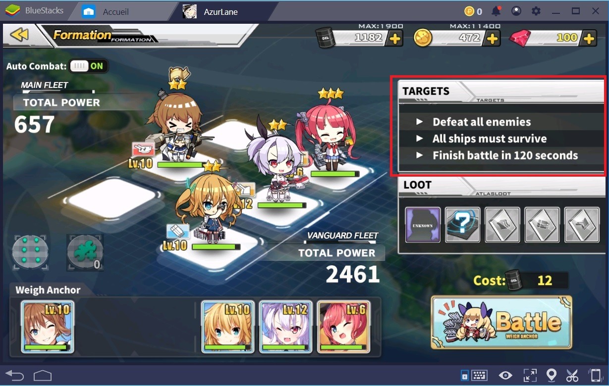 Azur Lane : Comment progresser vite et bien