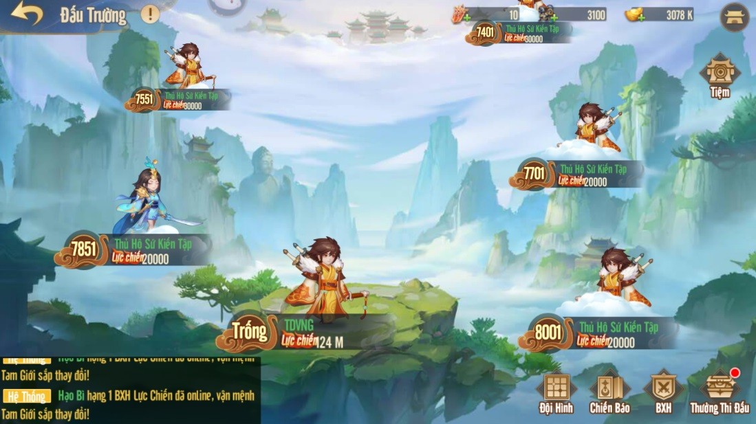 Những tính năng PvP giúp game thủ “đại náo tưng bừng” khi chơi Tây Du VNG: Đại Náo Tam Giới trên PC