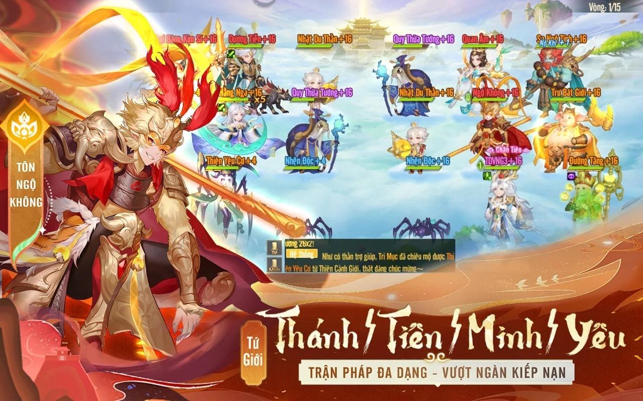 Tây Du VNG: Đại Náo Tam Giới – Tựa game mới về đề tài Tây Du Ký