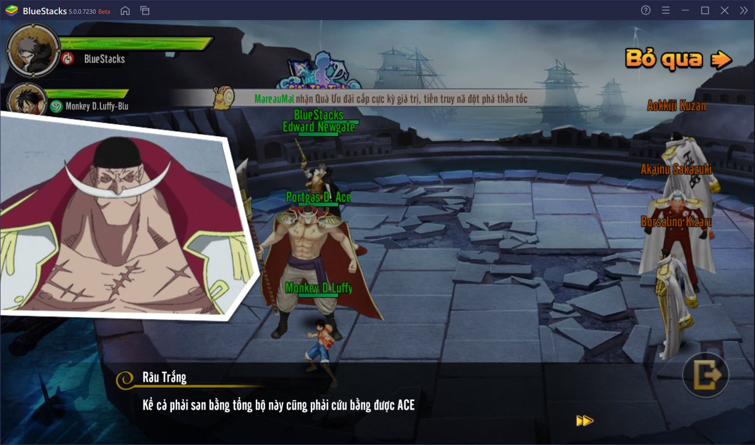 Thưởng thức Thời Đại Hải Tặc, tựa game One Piece đặc sắc cùng BlueStacks