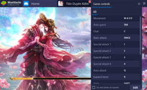 Thiết lập Game Controls, thứ sinh tồn trong PVP Tiên Duyên Kiếm