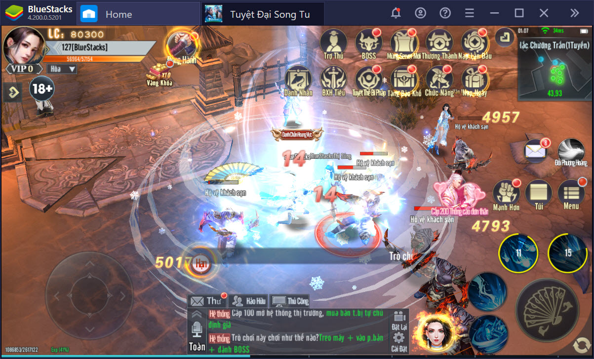 Thiết lập Game Controls, tối ưu mọi cử chỉ trong Tuyệt Đại Song Tu