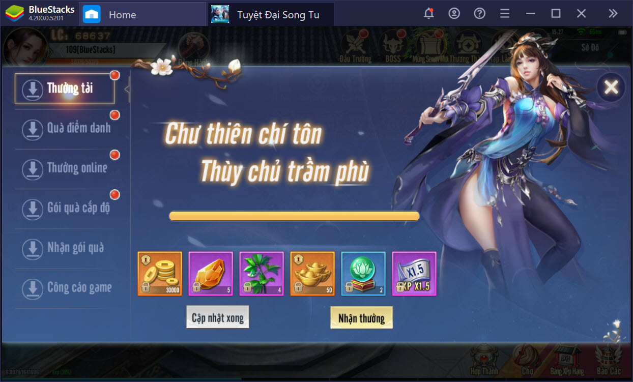 Cùng chơi Tuyệt Đại Song Tu với BlueStacks