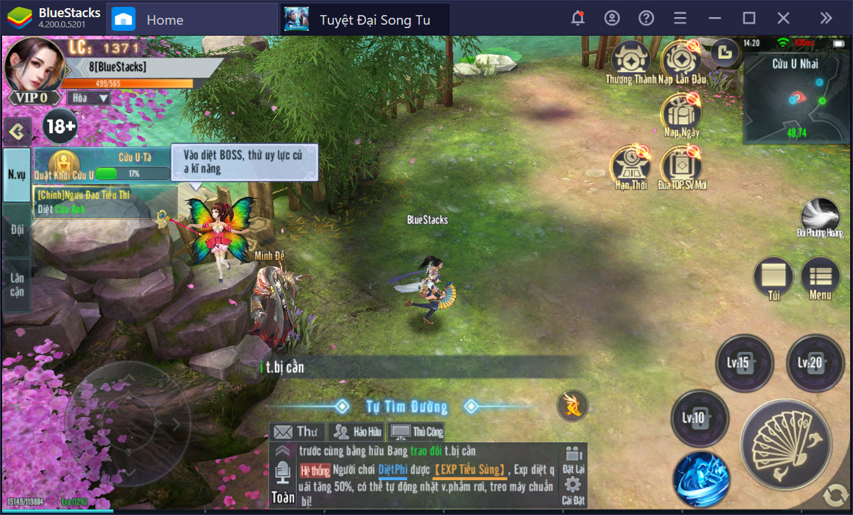 Cùng chơi Tuyệt Đại Song Tu với BlueStacks