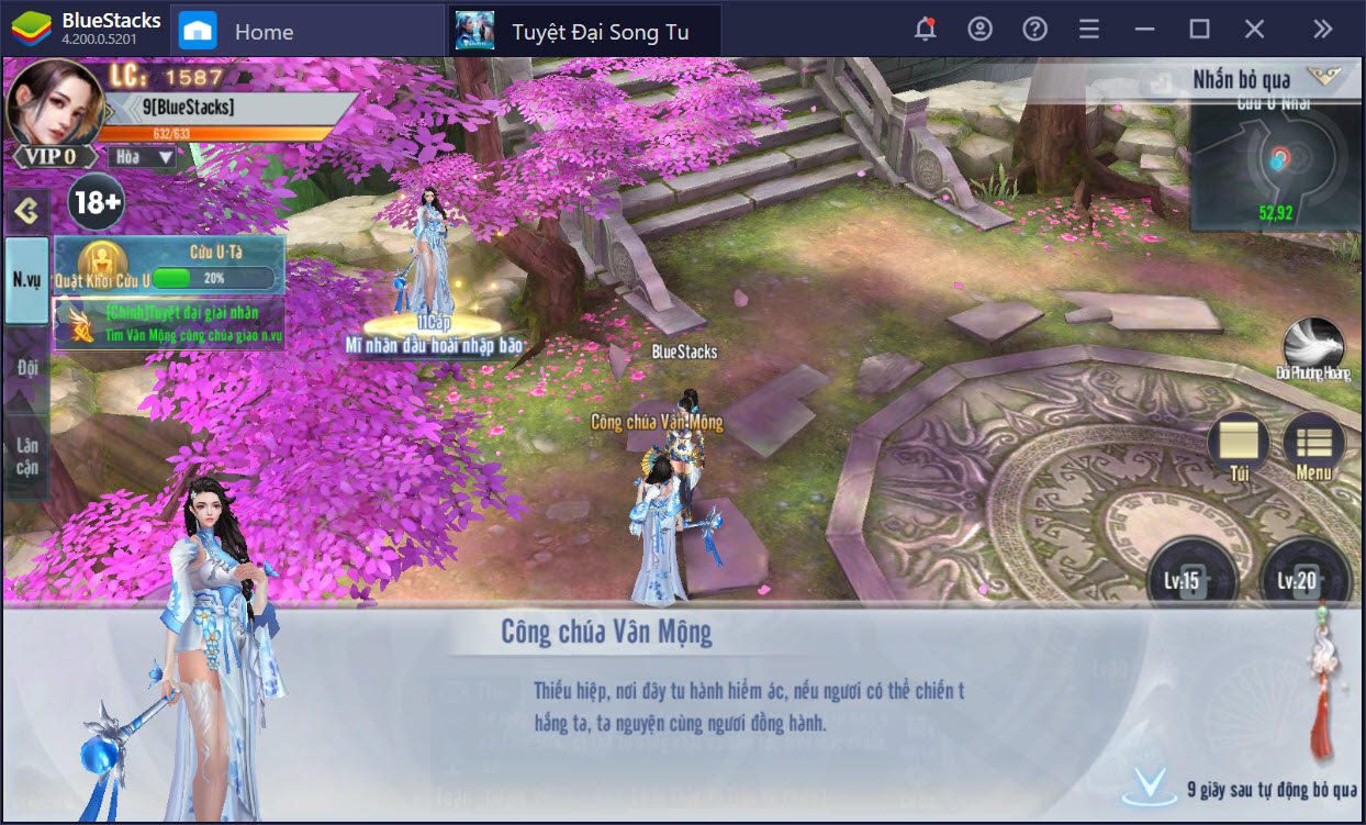 Cùng chơi Tuyệt Đại Song Tu với BlueStacks