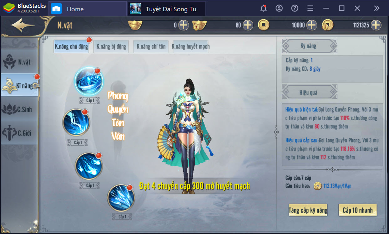 Cùng chơi Tuyệt Đại Song Tu với BlueStacks