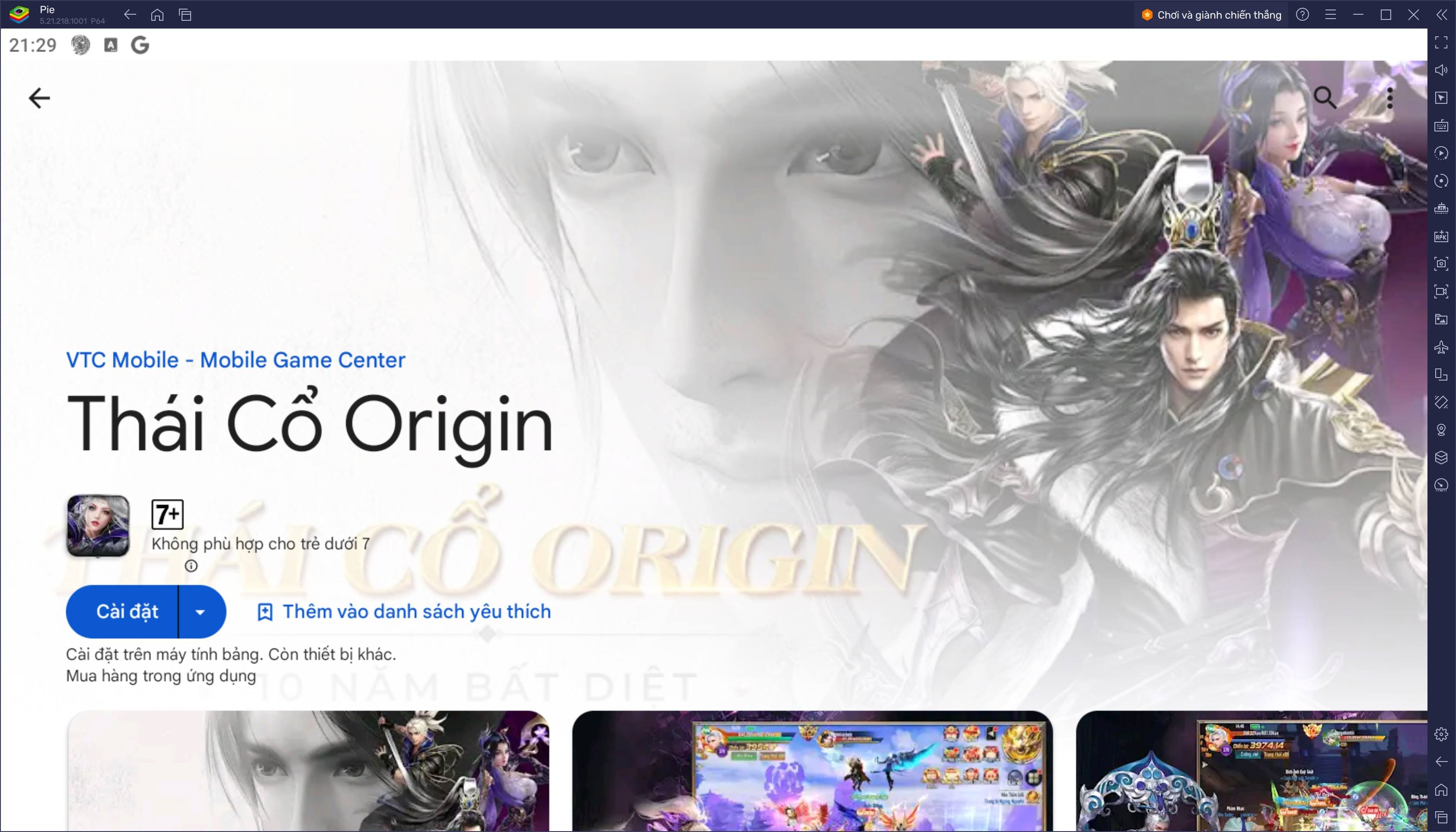 Cùng chơi game tiên hiệp Thái Cổ Origin trên PC với BlueStacks