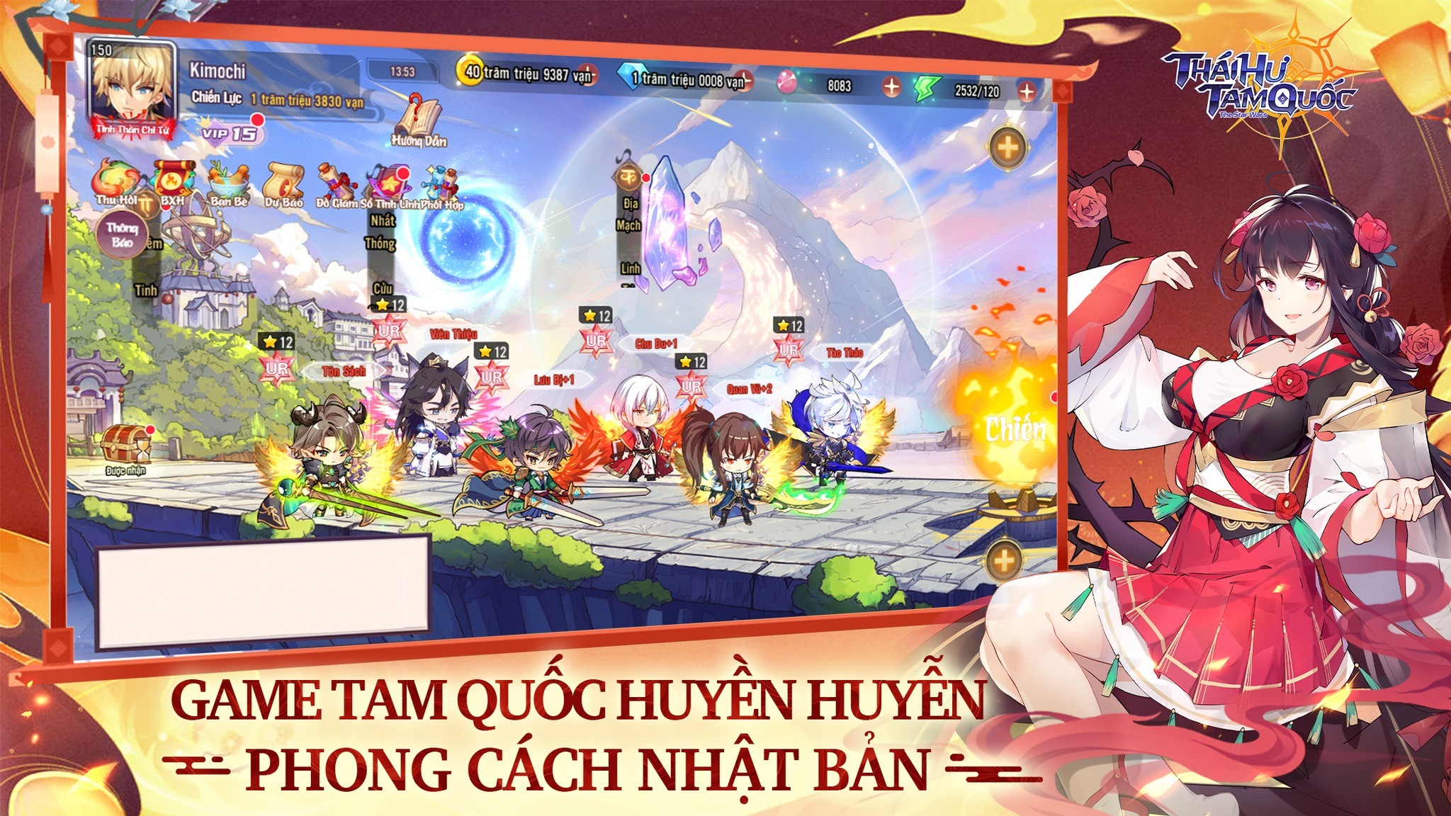 Thái Hư Tam Quốc: Game 3Q phong cách anime sẽ do SohaGame phát hành