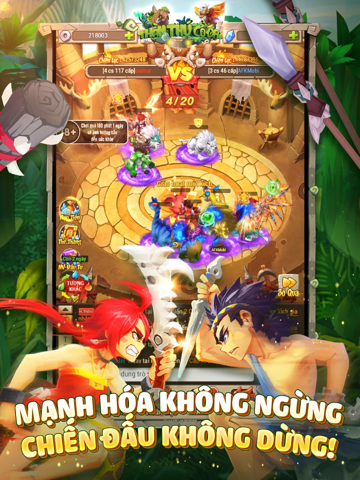 Thần Thú Cổ Đại: Game săn thú đấu pet mới bất ngờ ra mắt